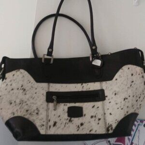 Natural Cowhide Women's handcrafted tote